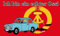 Fahne Flagge DDR Ich bin ein echter Ossi - Trabi 90x150 cm Fahnen Flaggen