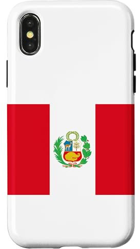 Hülle für iPhone X/XS Flagge von Peru