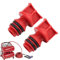 Lot de 2 bouchons de remplissage d'huile pour pompe à compresseur d'air, compresseur d'air, 2 bouchons de raccordement d'huile de rechange, rouges, accessoires de pompe à air, légers, pour