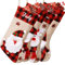 Bemaystar Weihnachtsstrumpf personalisiert mit Namen Weihnachten Geschenktasche Personalisierte Xmas Socken für Feiertags,Familienparty,Dekor,Geschenk