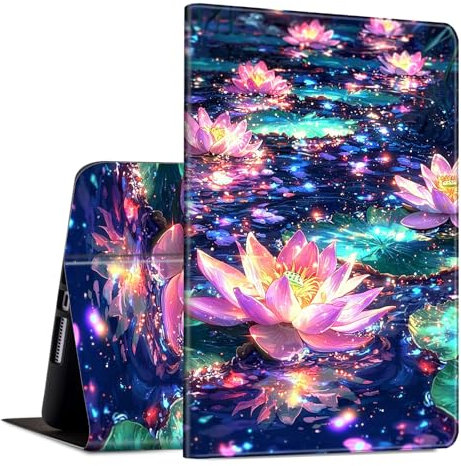 Étui pour toute nouvelle tablette Amazon Kindle Fire HD 8 et 8 Plus (12e/10e génération, version 2024/2022/2020) 8 fine en similicuir PU réglable multi-angles avec fonction veille/réveil automatique