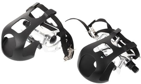 TOGEVAL rutschfeste Aluminium-Pedale Für Fitnessbikes Langlebig Leicht Und Installieren Sicherheitsfußpedale Für Indoor-Training