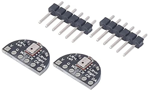 Baxnore 2 setzt Mikrofonmodul, Elektrikmodul mit Mikrofonschnittstellen, MEMS -Mikrofon -MIC -Modul mit niedrigem Stromverbrauch für die allgemeine Audioaufzeichnungserkennung