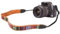 Lauviomify Cinghia Fotocamera Cotone - Cinghia Fotocamera Reflex -Tracolla per Fotocamera Regolabile con Jacquard Ricamato e Design Intrecciato – Per DSLR Canon, Fuji, Nikon, SonySony