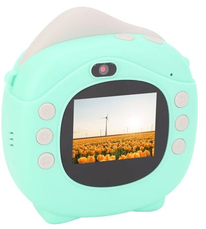 Luqeeg Kids Instant Print Camera, 12MP Digital Instant Print Camera with Print Paper, 2 Inch HD IPS Screen, Multiple Zoom Thermal Instant Camera for Travel (No Memory Card)