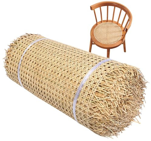 Rouleau de toile de jute tressée en rotin naturel pour meubles, chaises, armoires, plafonds, paniers et projets de bricolage - 2 m de large - 40 cm de large