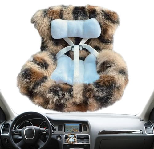 Bsbkoj Autositz für Puppen – Puppensitz für Puppen von 17 cm mit Clip für Auto-Luftbelüftung | weiches Mode-Accessoire für Mädchen-Sammler