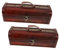 2pcs Retro Wooden Wine Box Durable Decorative Holder for Home Bar Restaurant Versatile Storage for Wine Bottles Crafted with Precision Elegance