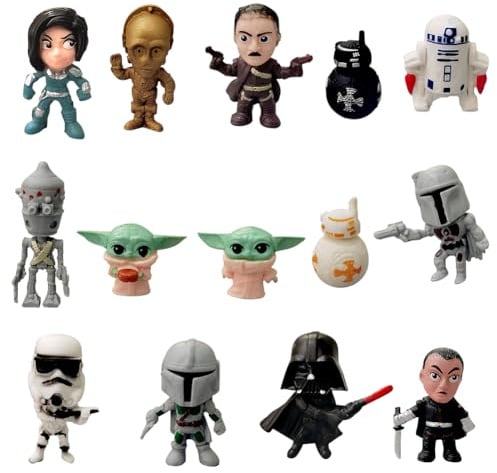 Cake Topper Set Tortendeko, 14 Stück Tortendekoration, Mini Spielzeug Figuren für Jungen Kinder Tortenaufleger Cupcake Topper Deko Kinder Geburtstag Party Kuchen Dekoration Supplies-A