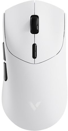 Rapoo VT7 Wireless Gaming Mouse, True 8K Wireless Polling Rate, 53g Lightweight, Up to 750 Hr Battery, Nordic nRF54L15 MCU, 100-Million Mechanical Switch, 10 Programmable Buttons, Macro Enabled