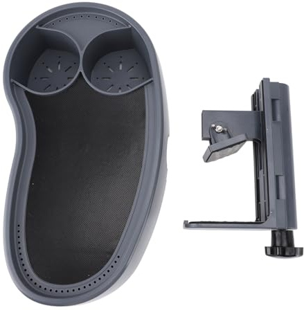 lvifloae Plateau de Spa réglable, Plateau antidérapant en Plastique pour Baignoire avec 2 Porte-gobelets, Table de Service de Spa pour Livres de Boissons, Nourriture, Accessoire de Spa