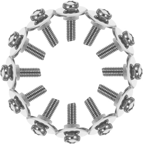 OKUMEYR Vis M5 pour Couvercle de Casserole – Lot de 40 Sets de Pièces Rondelles en Acier Inoxydable et Joints en Silicone Résistant à Haute Température – Accessoires de Fixation