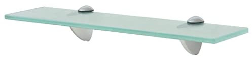 vidaXL Estante Flotante de Cristal Medidas 40x10 cm Grosor del Vidrio 8 mm Claro