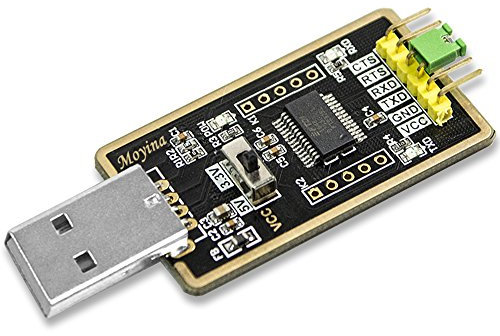 Moyina USB to Serial Converter, USB to TTL Adapter for Development Projects - Featuring Genuine FTDI USB UART IC ‘FT232RL’