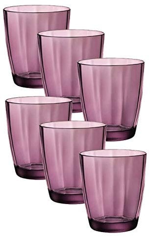 Bormioli Rocco Pulsar - Bicchiere Rock Purple CL 30 - Set di 6 pezzi