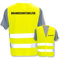 Bedruckte Warnwesten mit ISO-Leuchtstreifen * Standard- oder Reflex-Druck * Erste Hilfe und Brandschutz * Begriff: Brandschutzhelfer * Farbe (Größe): Gelb (XL/XXL)
