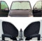 Fensterrollo-Set Kombatibel Mit Dacia Dokker (2015-Date)(Frontset) Rückenfarbe in Schwarz, Reversibel und Thermisch