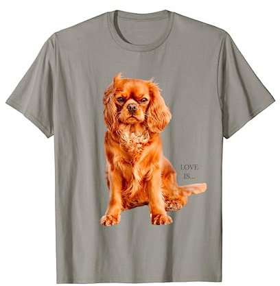 Cavalier King Charles Spaniel Shirt Men Women Love Gift Tee T-Shirt