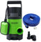 Pro-Kleen Submersible Water Pump 400W Electric, 8000L/H, 5m Layflat Hose for Clean or Dirty Water with Float Switch, 10M Power Cable - for Floods, Pools, Gardens, Ponds, Hot Tubs