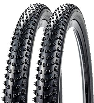 2 Stück 27.5 Zoll Fahrrad Falt Reifen 27.5x2.1 Mountain Bike 52-584 schwarz