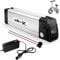 X-go Ebike Battery 36V 10AH, Lithium Ion E bike battery with 2Pin Discharge Output, Safe Lock & Charger, Electric Mountain Bike Battery Pack for 150W 250W 350W Motor,Ebike conversion kit