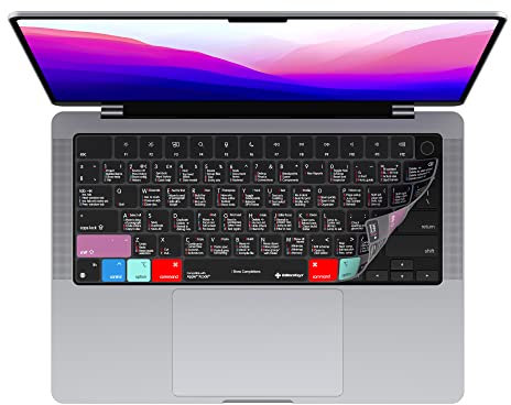 Xcode Keyboard Covers designed for MacBook Pro and MacBook Air 2022+ 13.6, 14 and 16 by Editors Keys