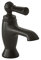 Milano Elizabeth Traditional Mono Bathroom Basin Mixer Tap Lever Handle - Black
