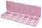MagiDeal Plastic Nail Tips Organizer Storage Box with 12 Space Grids, Empty Container,Nail Art Tools for Glitters Art Crafts Rhinestone Fingernail, Pink
