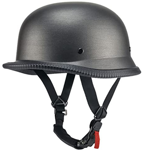 Halbschalenhelm Halbhelme Motorradhelm Mit ECE/DOT Genehmigt Brain-Cap Halbschale Roller-Helm Scooter-Helm Chopper Helm Jet-Helm Helm Halbschale Retro FüR Erwachsene Herren Damen F,L