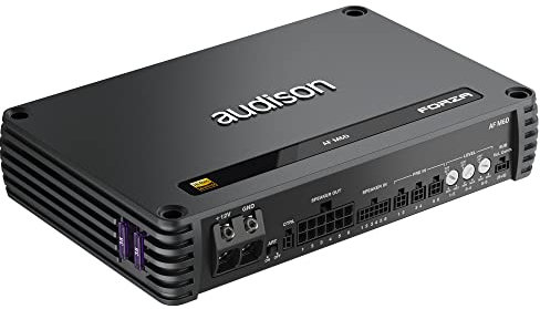Audison AF M6D – Amplificatore 6 Canali Classe D, 1320W RMS, Hi-Res Audio 40 kHz, Architettura “Straight Wire” per Sistemi con Processore Esterno