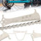 WTpin Catena della Bici Righello, Usura Misura Calibro Catena, Calibro Catena Bici Indicatore, Misurazione della Catena, Calibro Catena Bici, Compatibile con Tutte Le Catene di Bici (130 * 50mm)