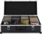 CIADAZ CD-Koffer für 80 CDs Aluminium ABS Schwarz, Cd Aufbewahrungsbox, Cd Schrank