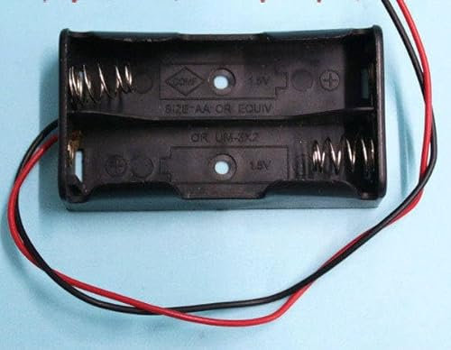 20pcs/LOT 2xAA Battery Holder Case With Wire Leads