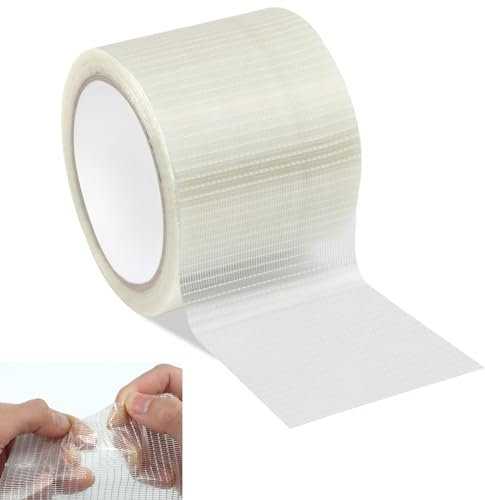 TAIANJI Panzertape Reparaturband, 200 x 8cm Klebeband Transparent Wetterfestes, Zelt Reparaturband für Segeltuch Kunststoff Reparaturband für Riss Reparatur, Markise, RV Zelt