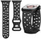 Ocaer Kompatibel mit Apple Watch 49mm 46mm 45mm 44mm 42mm, Weiches Silikon iWatch Armband für Apple Watch Ultra 2/1 Series 10 9 8 7 6 5 4 3 2 1 SE, Katze Hund Pfote Sport Band Damen（Schwarz）