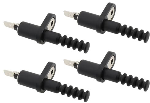 VGOL 4pcs Boot Door Switch 20A 12VDC Car Door Pin Switch Adjustable Alarm Hood Pin Switch Momentary Car Bonnet Alarm Light Hood Switch