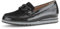 Gabor Damen Klassische Ballerinas, Frauen Flats,Ballerina-Schuhe,Ballet-Flats,flach,Ausgehschuhe,Abendschuhe,schwarz (Uni+Lack),35.5 EU / 3 UK
