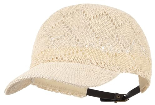 Meliyya Unisex Baseball Cap Papierstroh Herren Damen Baseballkappe Sommer Schirmmütze Schildkappe Verstellbar