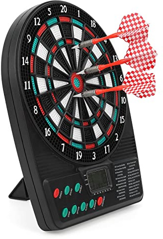 Professionelles Elektronisches Dartscheiben-Spielset, LCD-Display für Spaß mit Freunden und Familie, Kompakte Größe, Batteriebetrieben, mit Darts und Anleitung
