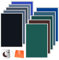 WAVATA Lot de 10 feuilles de papier couleur gravé au laser - 27 x 39 cm - Avec grattoir - Pour céramique, verre, cristal, carrelage en pierre - 10 couleurs