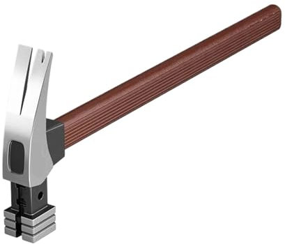 LXLAEOANG Martillos de Carpintero Martillo de Acero al Carbono for Clavos, Martillo Multifuncional, Herramientas de Mano for carpintería, Electricista y hogar(10oz Square Head)