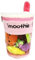 BEMIRO Kuscheltier Smoothie – 26 cm – Mit Kawaii-Obst, Reißverschluss & Sichtfenster – Kuschelig weich & super süß (Rosa)