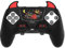 PlayVital Cute Demon Case für PS5 Edge Controller, Kawaii Anti-Rutsch Silikon Schutzhülle Zubehör für PS5 Edge, Griffe Cover Skin mit Touchpad-Aufkleber & Daumengriffkappen - Schwarz