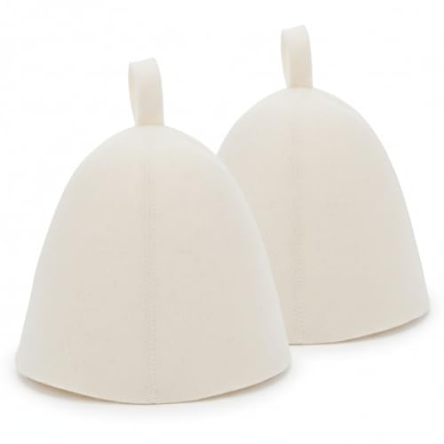 SOIMISS Felt Sauna Hat: Comfortable Sauna Hat Steam Room Kitchen Counter Storage Dining Table Service Workshop Bench Layout Craft Project Setup Wedding Party Display, 2 PCS