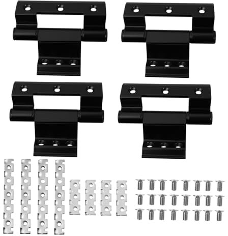 Aluminium Fensterscharnier 4 Stück, Verstellbar, für Tür und Schrank