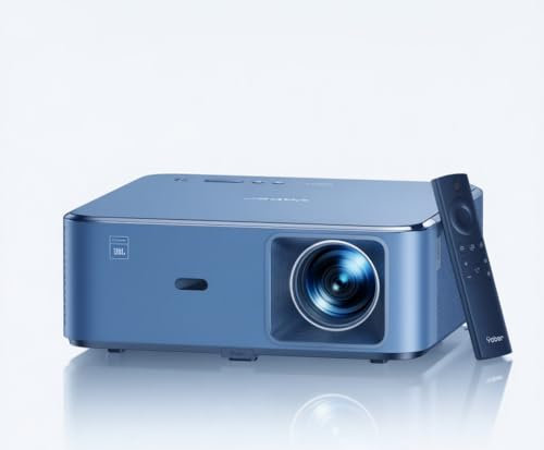 Yaber Projecteur Video WiFi6 Bluetooth Full HD 1080P, Rétroprojecteur 4K Home Cinéma