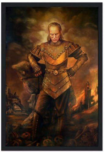 Ghostbusters 2 Vigo The Carpathian Painting Creepy Movie Prop Print – 17 x 22 cm Fine Art Print 1 Retro Gerahmtes dekoratives Gemälde und Kunstbild, moderne Familienschlafzimmer-Dekoration, 30 x 45 cm