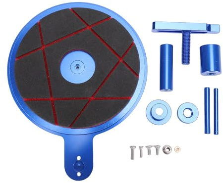 Fabater RC Car Tire Gluing Tools, Alloy Wheel Cementing Helper Tool with Ergonomic Pressing Head for 1/8 1/10 Scale RC Cars, Multi Functional Tire Mounting Glue Accessories