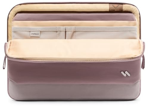 Inateck 360° Schutz Laptop-Hülle Großvolume Kompatibel mit MacBook Pro 14 | Laptoptasche kompatibel mit 14-Zoll MacBook M5/M4/M3/M2/M1 Pro/Max (2026-2021), 13-13.3 Zoll Laptops, Lila
