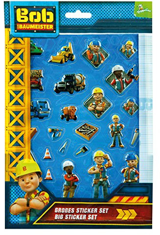 Undercover BODB0031 Bob der Baumeister, Großes Stickerset